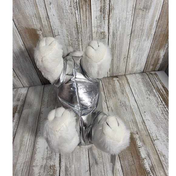 The Petting Zoo Laika Space Dog Plush Stuffed Animal Silver Suit Brown White - Picture 8 of 9